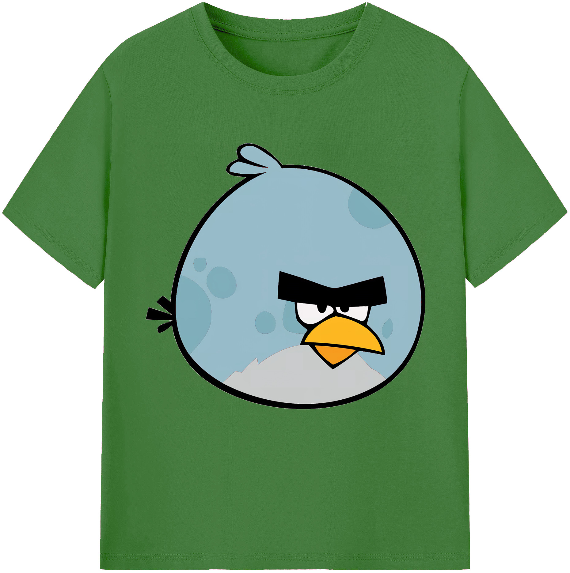 （画像用） Angry Birds アングリーバード レディースカジュアルプリントTシャツ（綿100％）
